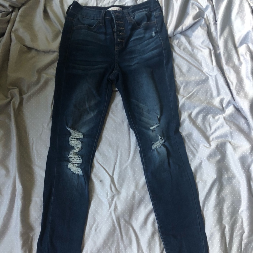 SO skinny high waisted jeans